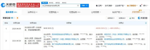 配资网上 阿里旗下丹鸟物流增资至约4.98亿 增幅约407%