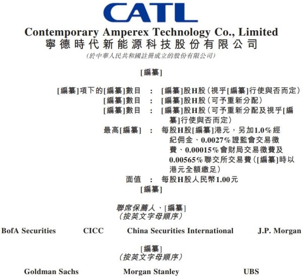 配资网站免费 无惧美国议员反对！小摩、美银继续推进宁德时代香港IPO
